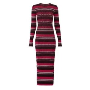 opening ceremony knit dress | Dresses | Nwt Opening Ceremony Delta Handkerchief Rib Moon Blue Large Chuks Collins